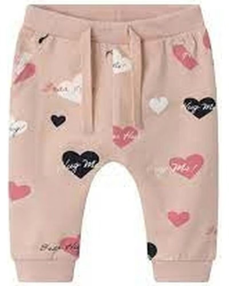 NAME IT PANTALONCINO UNIESX NAME IT STAMPA CUORI PER BAMBINI ROSA