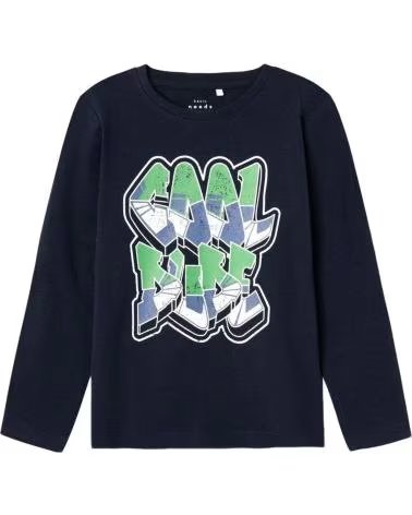 NAME IT NAME IT UNISEX KIDS SWEATSHIRT WITH "COOL VIBES" PRINT AZUL