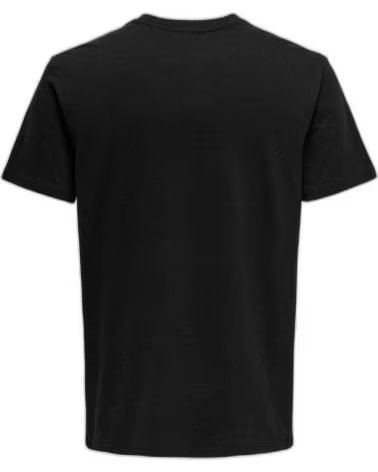 ONLY CAMISETA DE MANGA CORTA ONLY SONS PARA HOMBRE NEGRO