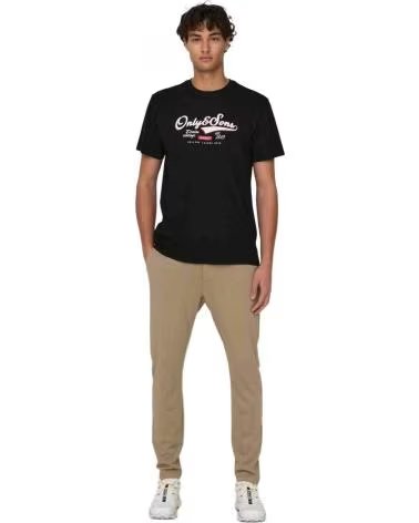 ONLY CAMISETA DE MANGA CORTA ONLY SONS PARA HOMBRE NEGRO