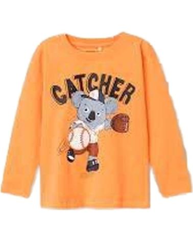 NAME IT SUDADERA UNISEX INFANTIL NAME IT NARANJA CON ESTAMPADO ´CATCHER´ NARANJA