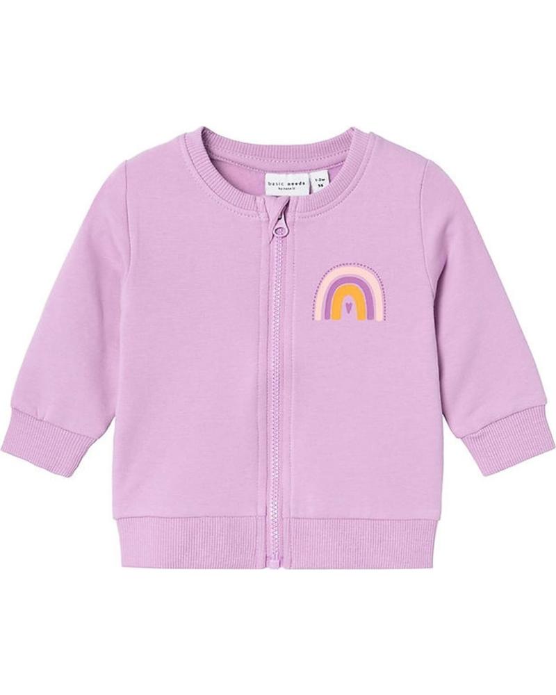 NAME IT SUDADERA CON CREMALLERA UNISEX PARA NIÑOS NAME IT MORADA MORADO