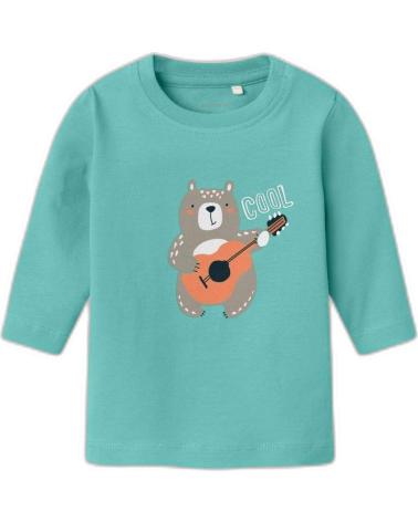 NAME IT SUDADERA UNISEX PARA NIÑOS NAME IT CON ESTAMPADO DE OSO GUITARRISTA AZUL