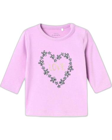 NAME IT SUDADERA UNISEX NAME IT PARA NIÑOS MORADA CON CORAZÓN MORADO