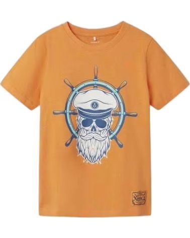 NAME IT CAMISETA DE MANGA CORTA EN PARA NINOS UNISEX CAMISETA DE MANGA CORTA EN PARA NINOS UNISEX NARANJA