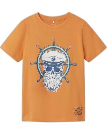 NAME IT CAMISETA DE MANGA CORTA EN PARA NINOS UNISEX CAMISETA DE MANGA CORTA EN PARA NINOS UNISEX NARANJA