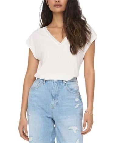 ONLY CAMISETA DE MANGA CORTA EN PARA MUJER BLANCO
