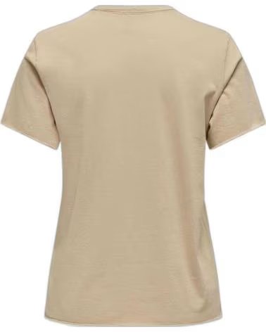 ONLY CAMISETA DE MANGA CORTA ONLY CON ESTAMPADO GRÁFICO PARA MUJER BEIGE