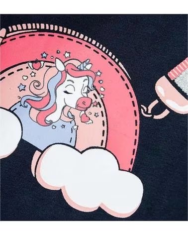 NAME IT LANGARM-SWEATSHIRT MIT EINHORN- UND REGENBOGEN-PRINT AZUL