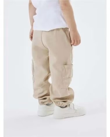 NAME IT BEIGE CARGOHOSE FÜR JUNGEN UNISEX BEIGE