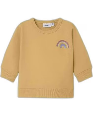 NAME IT FELPA UNISEX NAME IT "ARCOBALENO" GIALLA PER BAMBINI AMARILLO