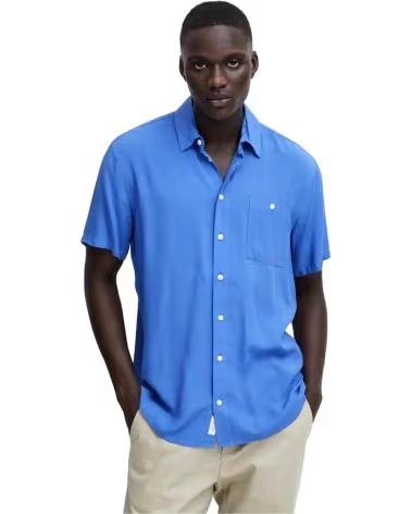 BLEND CAMISA EN PARA HOMBRE AZUL