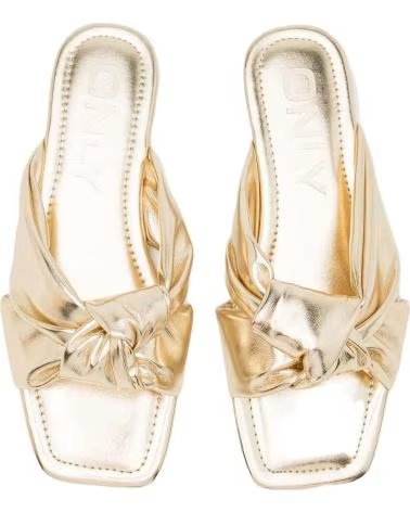 ONLY CHANCLAS EN PARA MUJER DORADO