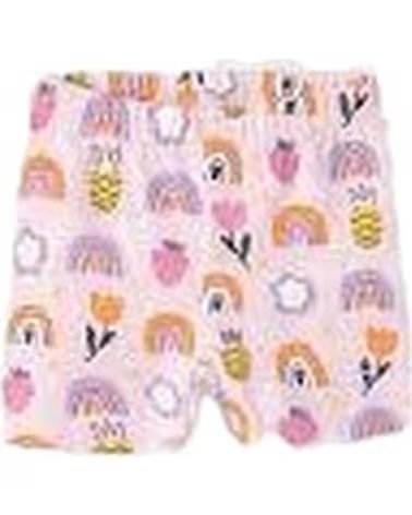 NAME IT PANTALONCINO NAME IT BAMBINO STAMPA ARCOBALENO ROSA ROSA