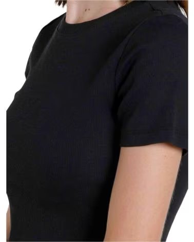 ONLY CAMISETA CROP TOP DE MANGA CORTA PARA MUJER NEGRO