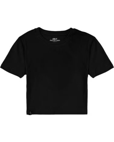 ONLY CAMISETA CROP TOP DE MANGA CORTA PARA MUJER NEGRO