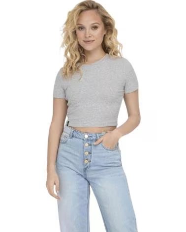 ONLY CAMISETA DE MANGA CORTA ONLY GRIS PARA MUJER GRIS