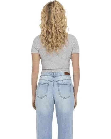 ONLY CAMISETA DE MANGA CORTA ONLY GRIS PARA MUJER GRIS