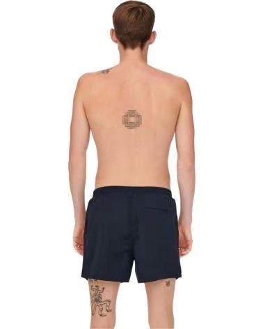 ONLY PANTALÓN CORTO DE BAÑO PARA HOMBRE BOSS SONS AZUL