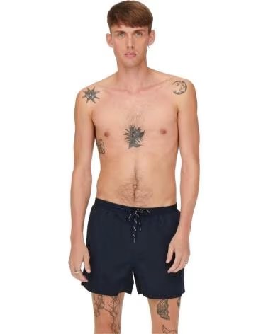 ONLY PANTALÓN CORTO DE BAÑO PARA HOMBRE BOSS SONS AZUL