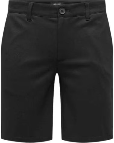 ONLY PANTALONCINI NERI DA UOMO NEGRO