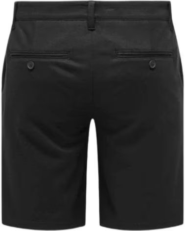 ONLY PANTALONCINI NERI DA UOMO NEGRO
