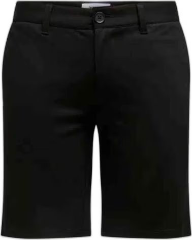ONLY PANTALONCINI NERI DA UOMO NEGRO
