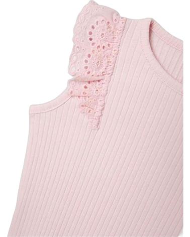 NAME IT CAMISETA DE TIRANTES ROSA DE CANALÉ CON VOLANTES PARA NIÑA ROSA