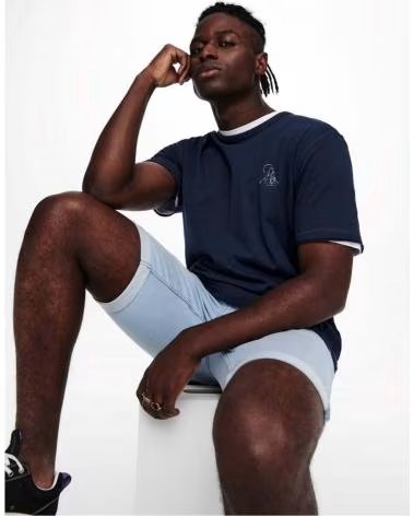 ONLY PANTALONCINI DI JEANS DA UOMO ONLY SONS AZUL