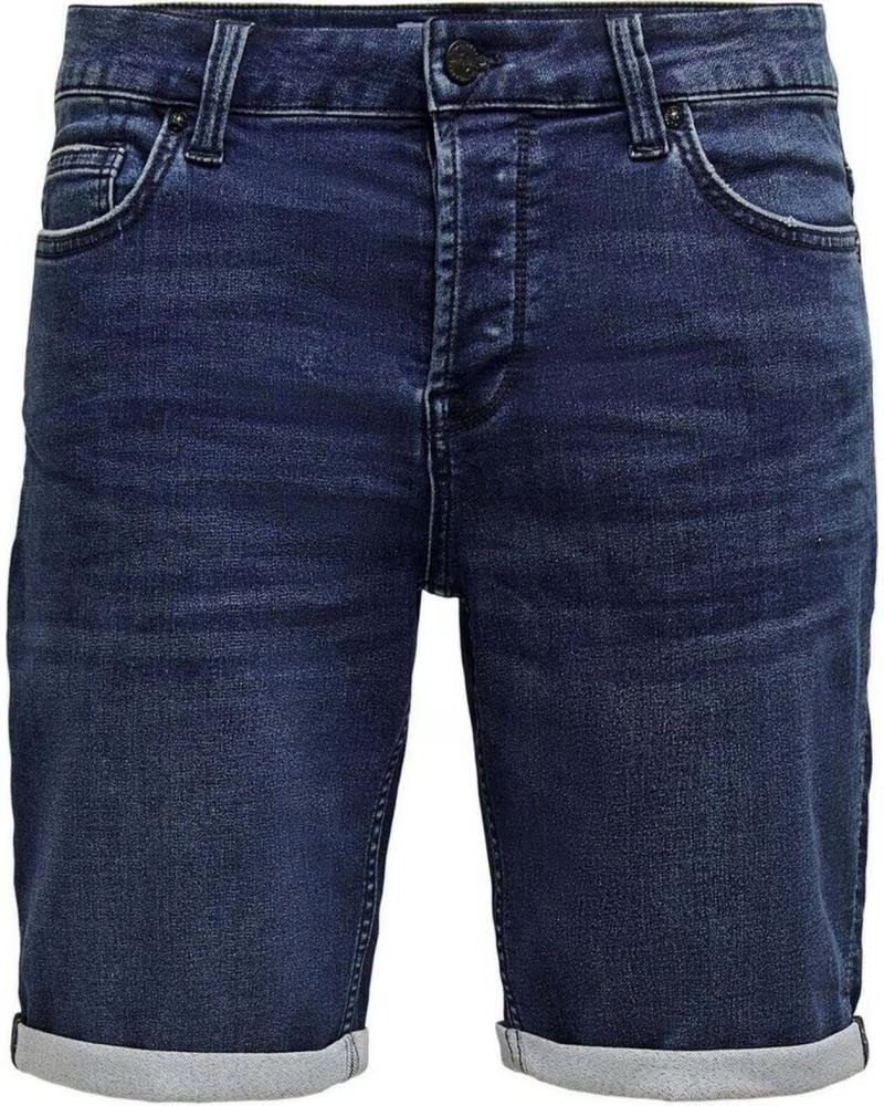 ONLY PANTALONCINI DI JEANS DA UOMO ONLY SONS AZUL