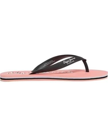 Chinelos de Mulher PEPE JEANS CHINELOS PEPE JEANS BAY BEACH FEMININO ROSA PRETO NEGRO