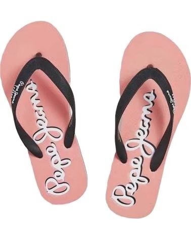 Chinelos de Mulher PEPE JEANS CHINELOS PEPE JEANS BAY BEACH FEMININO ROSA PRETO NEGRO