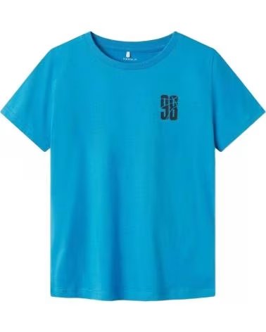 NAME IT NAME EN KURZARM-T-SHIRT FÜR JUNGEN BLAU AZUL