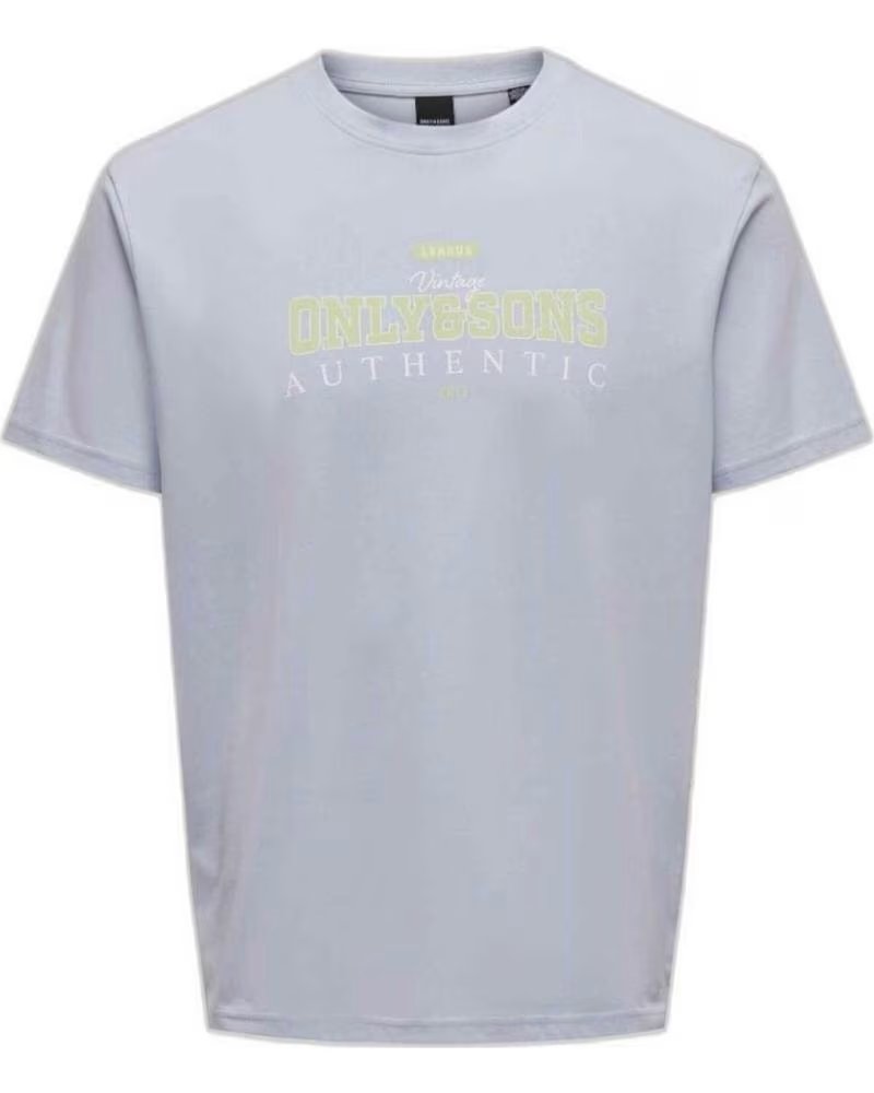 ONLY CAMISETA DE MANGA CORTA SONS EN PARA HOMBRE AZUL