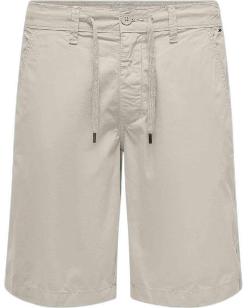 ONLY PANTALÓN CORTO BEIGE PARA HOMBRE BEIGE