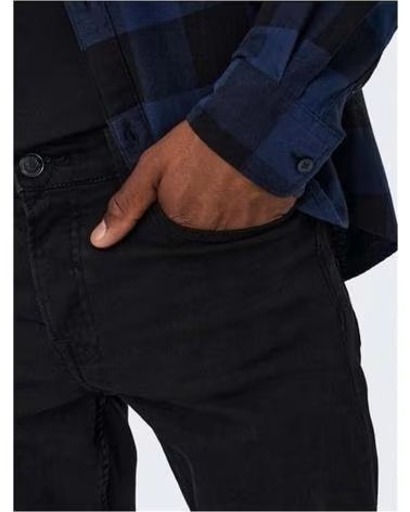 ONLY PANTALON CORTO SONS EN PARA HOMBRE NEGRO