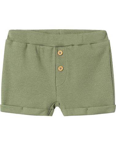NAME IT NAME IT PANTALÓN CORTO VERDE PARA BEBÉ VERDE