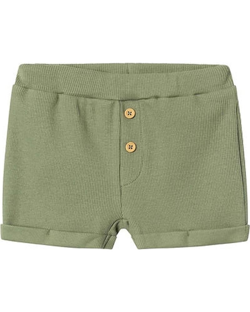 NAME IT NAME IT PANTALÓN CORTO VERDE PARA BEBÉ VERDE