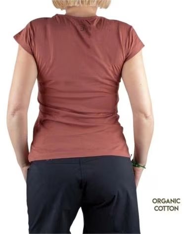 TRANGOWORLD CAMISETA DE MANGA CORTA TRANGOWORLD "WIDE OPEN SPACES" PARA MUJER ROSA