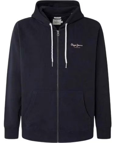 PEPE JEANS FELPA CON CAPPUCCIO PEPE JEANS DA UOMO AZUL