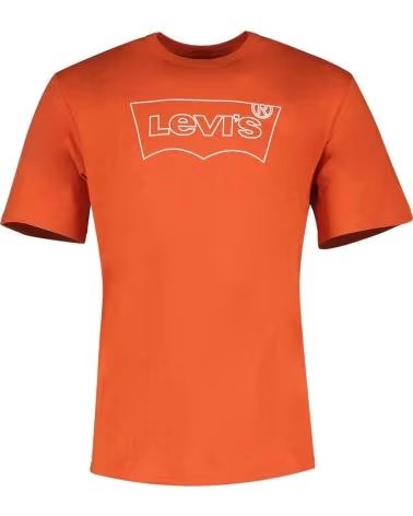 LEVIS LEVI´S HERREN T-SHIRT MIT KURZEN ÄRMELN UND LOGO NARANJA