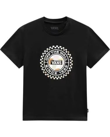 VANS OFF THE WALL T-SHIRT VANS OFF THE WALL NERA MANICA CORTA UNISEX BAMBINO NEGRO
