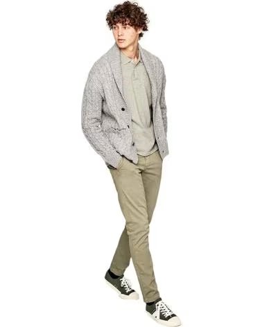 PEPE JEANS PEPE JEANS POLO DE MANGA CORTA PARA HOMBRE GRIS