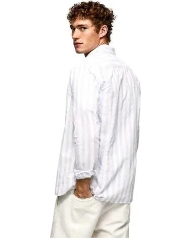 PEPE JEANS GESTREIFTES HEMD VON PEPE JEANS FÜR HERREN BLANCO