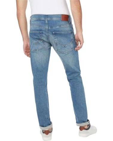 PEPE JEANS PEPE JEANS PANTALONE DRITTO DA UOMO BLU AZUL