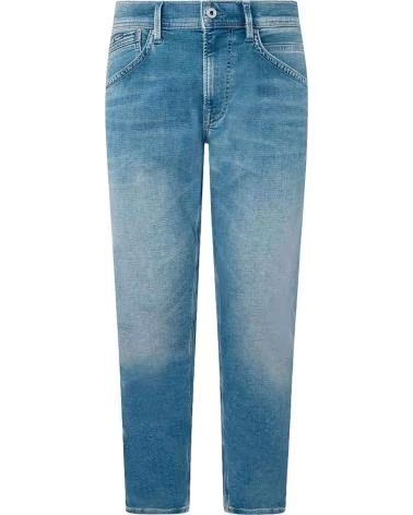 PEPE JEANS PEPE JEANS PANTALONE DRITTO DA UOMO BLU AZUL
