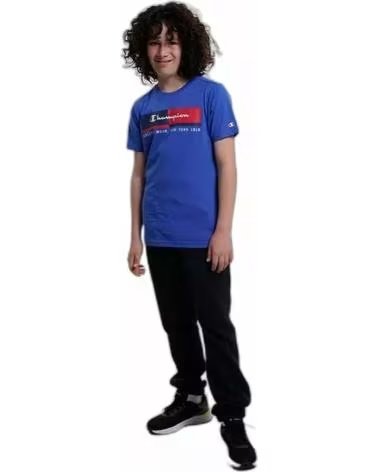 CHAMPION CAMISETA DE MANGA CORTA EN PARA NINOS AZUL