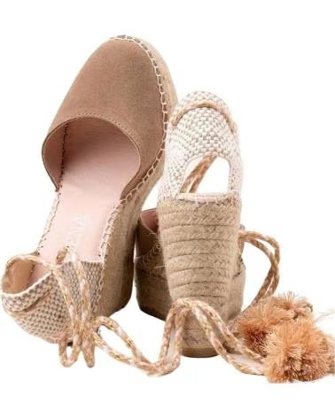 MACARENA SANDALIAS DE PLATAFORMA MACARENA BEIGE PARA MUJER BEIGE