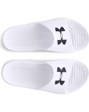 UNDER ARMOUR TONGS UNDER ARMOUR POUR UNISEXE EN BLANC BLANCO