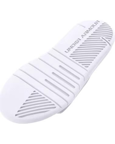 UNDER ARMOUR TONGS UNDER ARMOUR POUR UNISEXE EN BLANC BLANCO